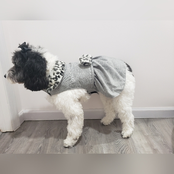 1839- Friends Forever Dog Dress Faux Fur NWT - Picture 8 of 12